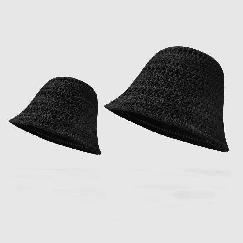 Dipped Shop – Engroshandel Stråhat – til kvinder – Ensfarvet Udhulet Strikket Fiskerhat DP25E4182