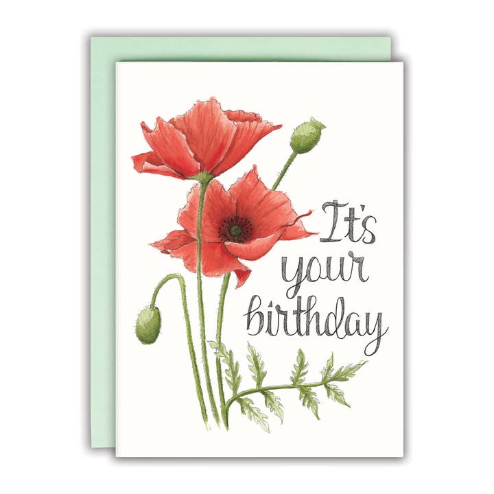 It's Your Birthday Let's Get Drunk Card for wholesale by Naughty Florals