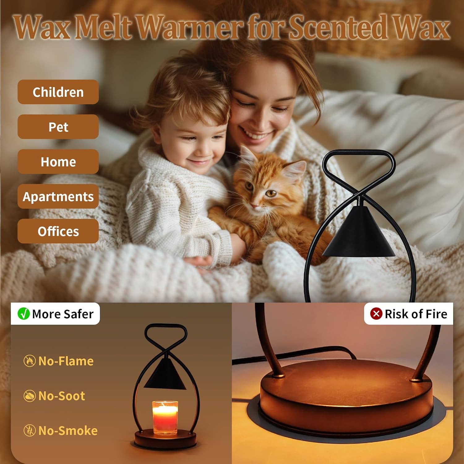 Liffy - Wholesale Wax Warmer - Decorative Candle Warmer Lantern with Dimmable Light1