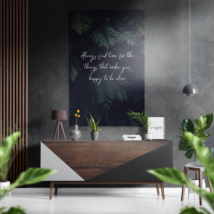 Find Your Time Brushed Aluminium Dibond Wall Art for wholesale by Insigne