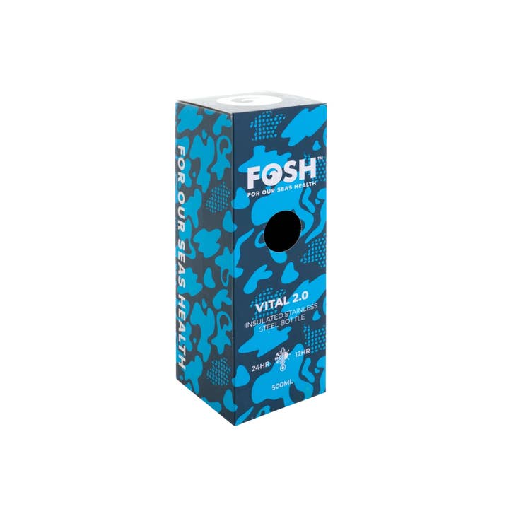 FOSH - Wholesale Water Bottle - Zest | Vital 2.0 Insulated 500ml Reusable Bottle2