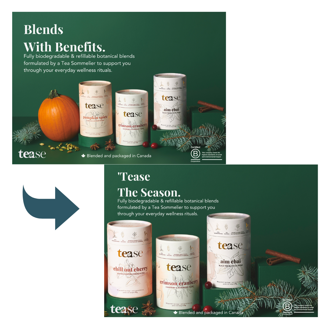 Tease | Wellness Tea Blends + Accessories – Großhandel Einzelhändler*innen-Display – Beauty & Wellness – Regal-Talker1