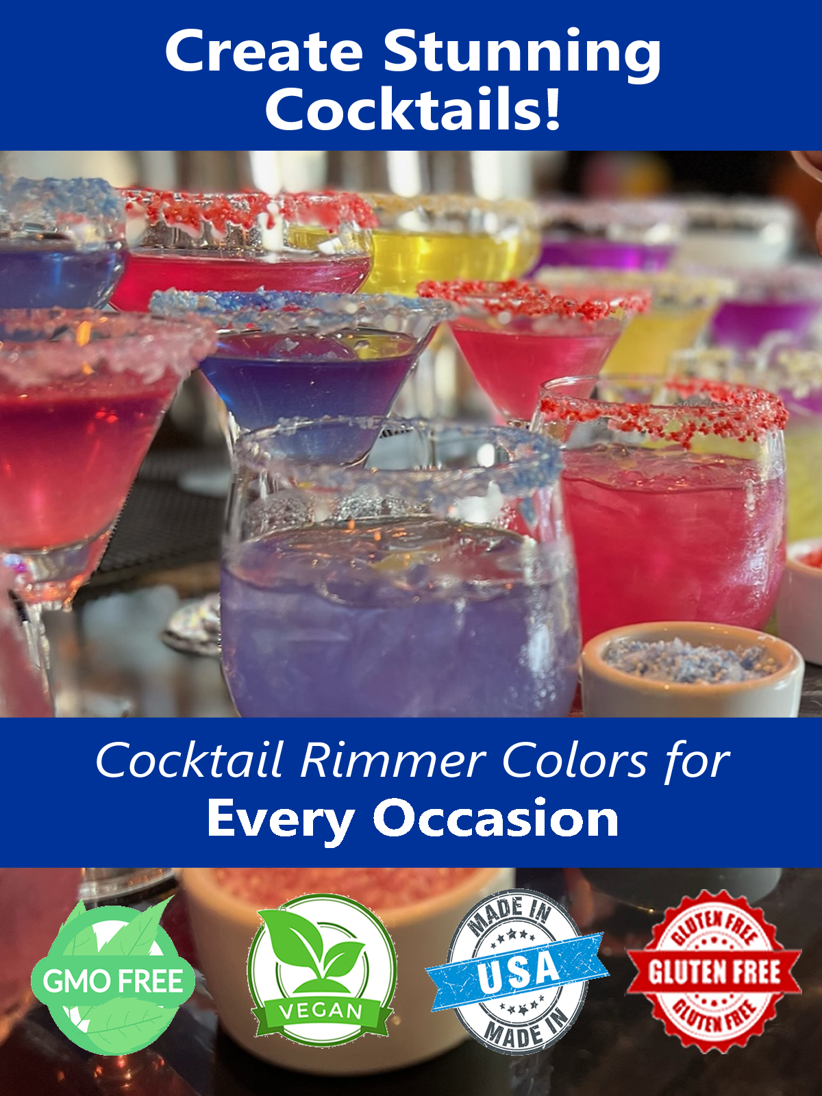 Ultimate Baker - Wholesale Sugar/Sweetener - Snowy River Purple Cocktail Rimming Sugar (1x3oz gift pack)5