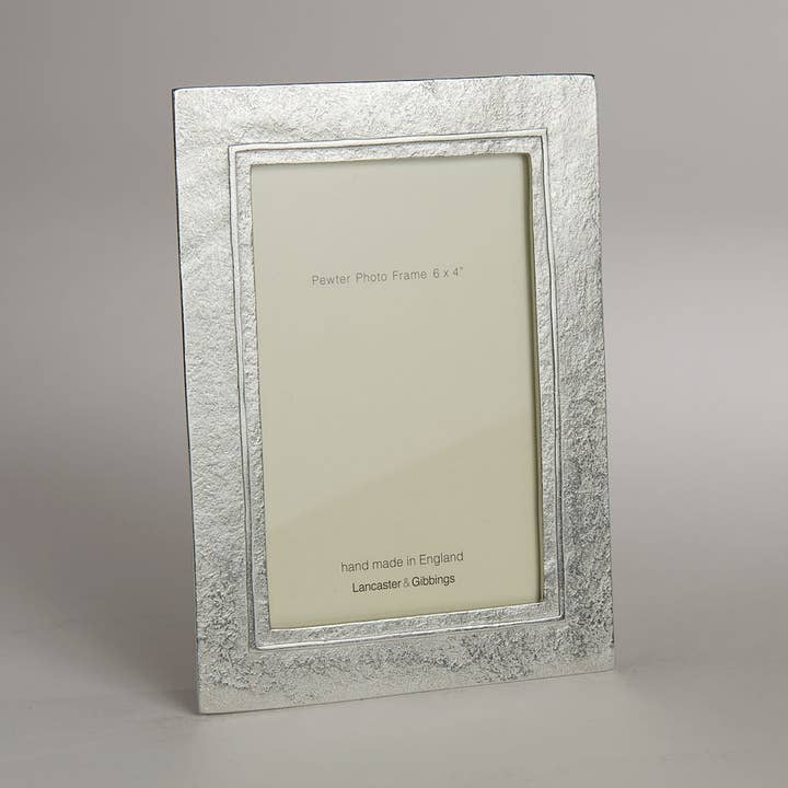 Lancaster and Gibbings - Wholesale Picture Frame - Raised Line Hand Cast Pewter Photo Frame