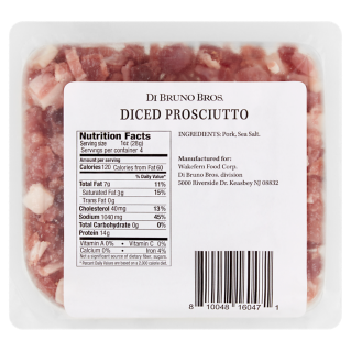 Di Bruno Bros. - Wholesale Ham - Diced Prosciutto2