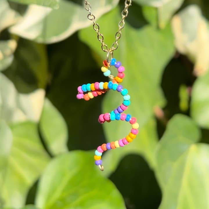 MorninGloria's - Wholesale Pendant/Charm Necklace - Beaded Initial Necklace12