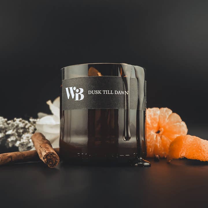 The Wandering Bee - Wholesale Jar/Filled Candle - Dusk Till Dawn Candle1