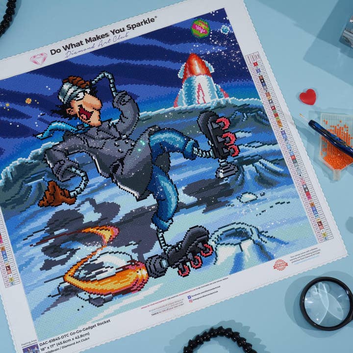 Diamond Art Club - Wholesale DIY Craft Kit - Go-Go-Gadget Rocket