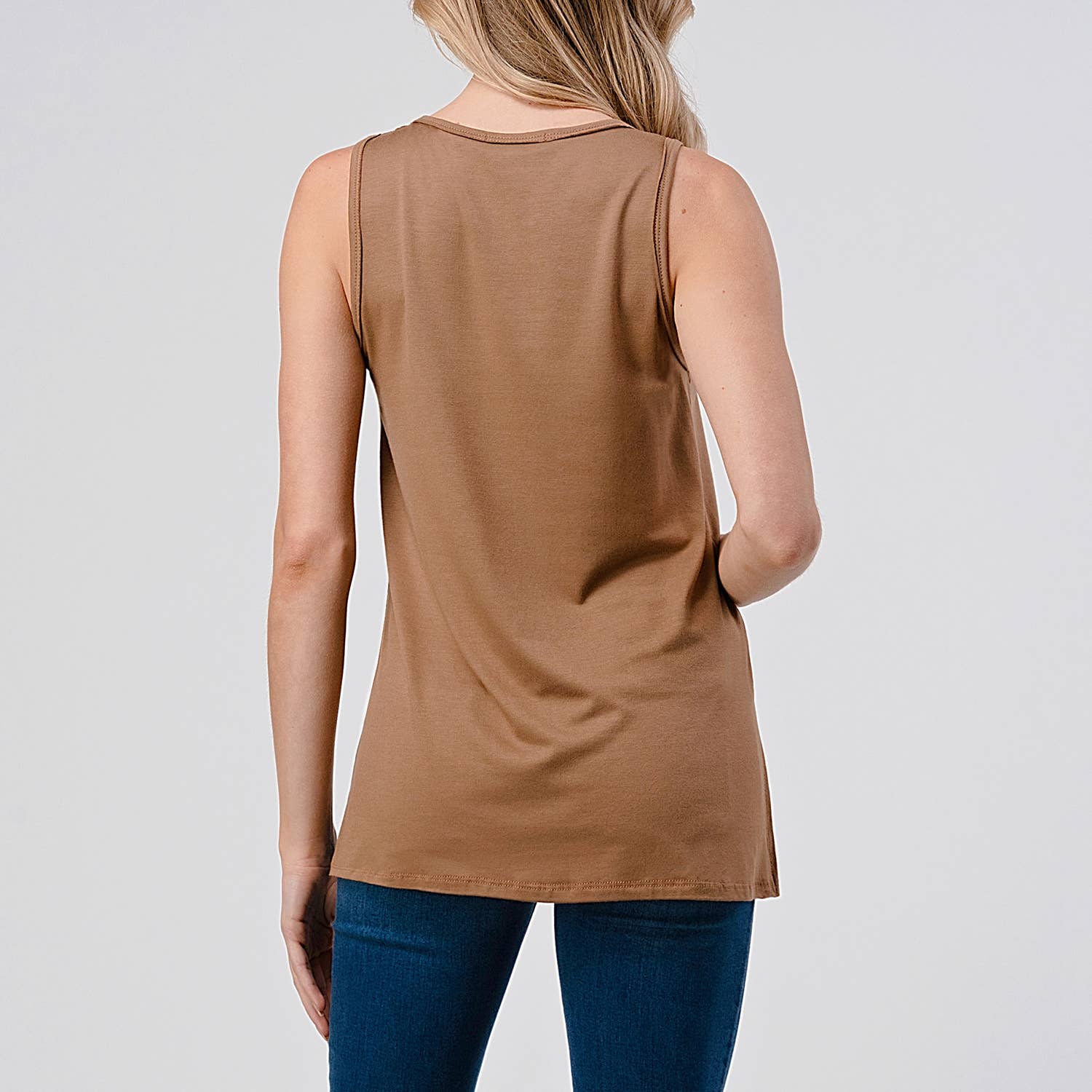 Heimious - Vente Débardeur – femme - Débardeur en jersey modal avec fentes latérales, T46817