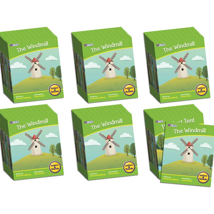 Letras e Sons Fase 4 Conjunto 2 Ficção - Pacote de 6 por atacado de Junior Learning Inc.