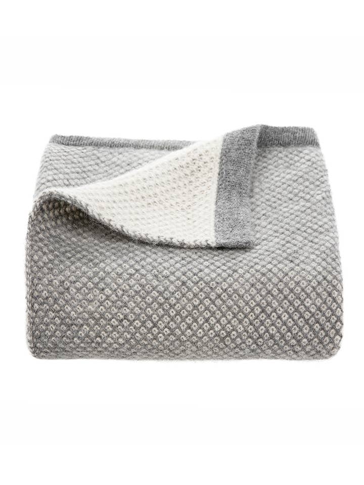 Inti Stickad Babyfilt i Grå för wholesale av tuwi