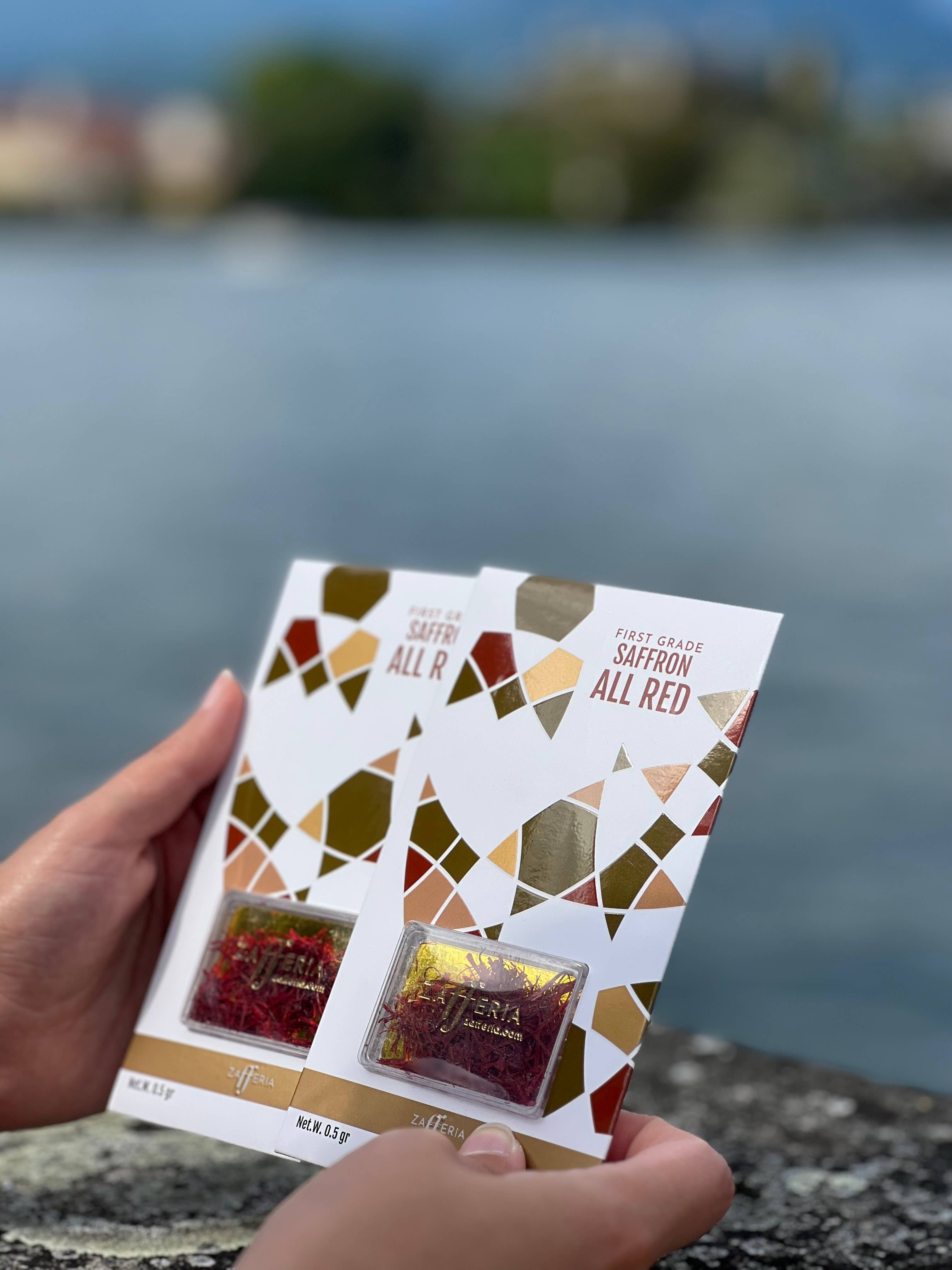 Zafferia - Vendita all'ingrosso Spezie essiccate - Fili di zafferano premium, tutti rossi, 0,5 g 1