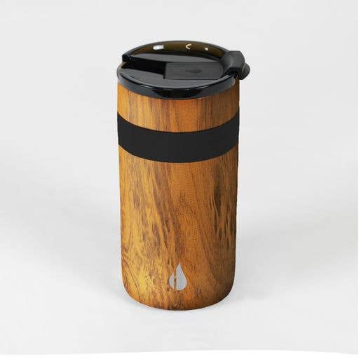Elemental - Wholesale Insulated Mug/Tumbler - Commuter DuoSip Can Cooler/Tumbler 12oz - Teakwood1