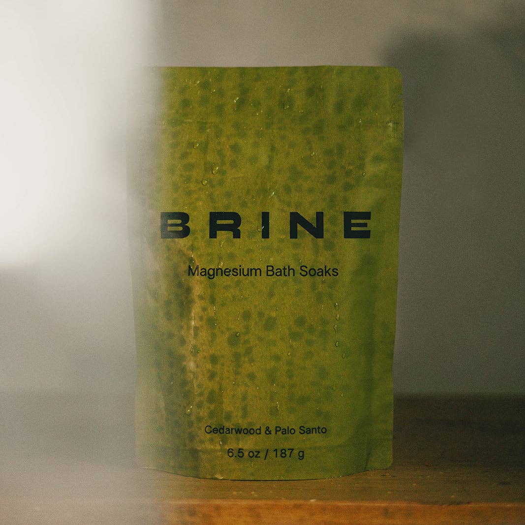 Brine - Wholesale Bath Soak/Milk - Brine Magnesium Bath Soak for Muscle Recovery | Cedarwood & Palo Santo1