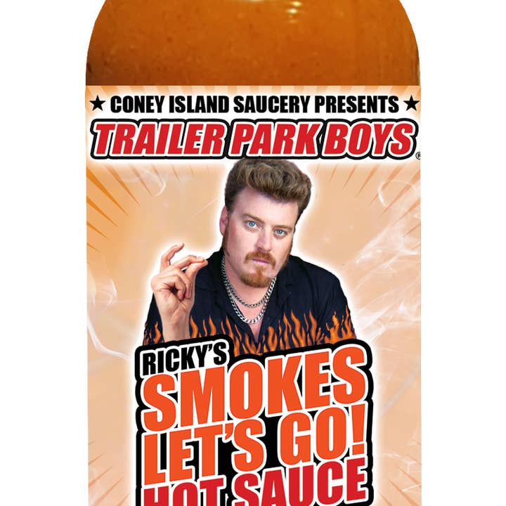 Coney Island Saucery - Wholesale Hot Sauce - Trailer Park Boys - Ricky's Smokes Let's Go Hot Sauce 5oz