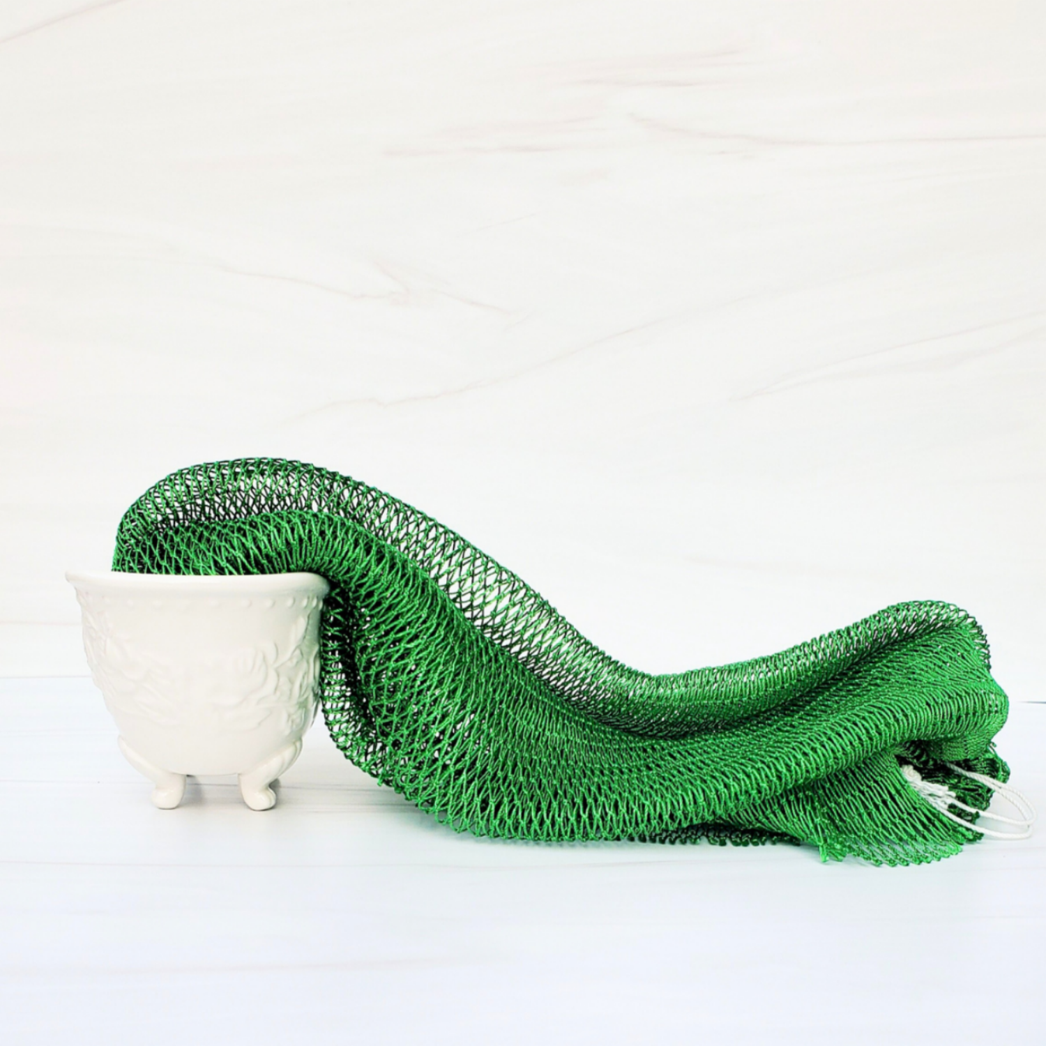 Herbs 'N Butters - Wholesale Bath Pouf/Sponge - African Exfoliating Net Bath Sponge 45"8