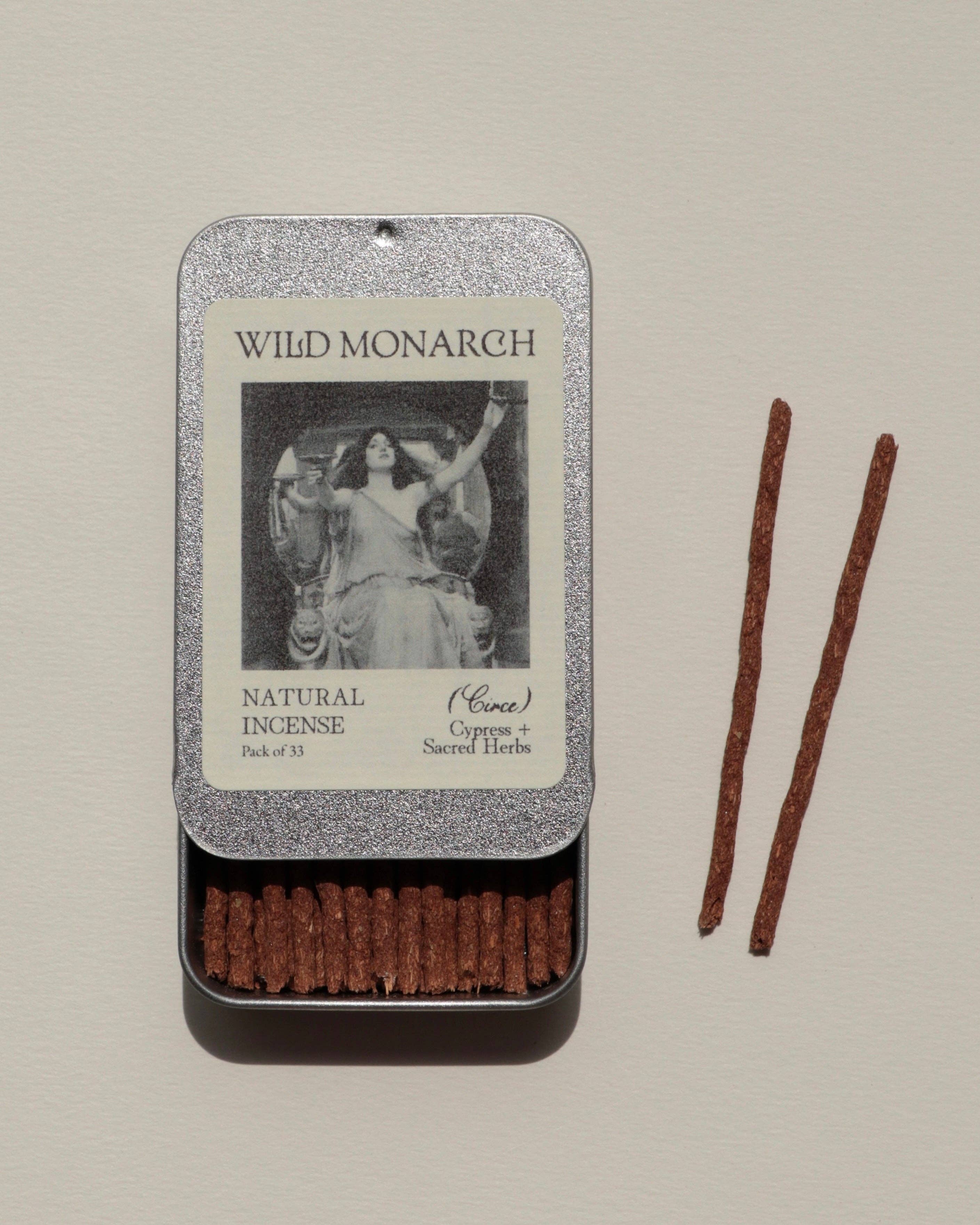 Wild Monarch Incense – wholesale Rökelse – Circe (Cypress och heliga örter) naturlig rökelse1