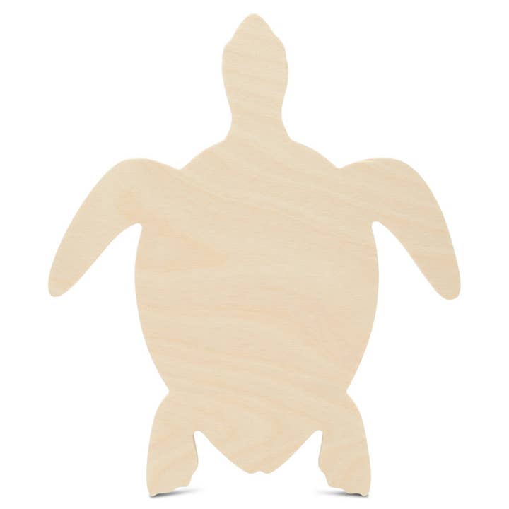Wood Turtle Cutout, 12" for wholesale by Woodpeckers Crafts