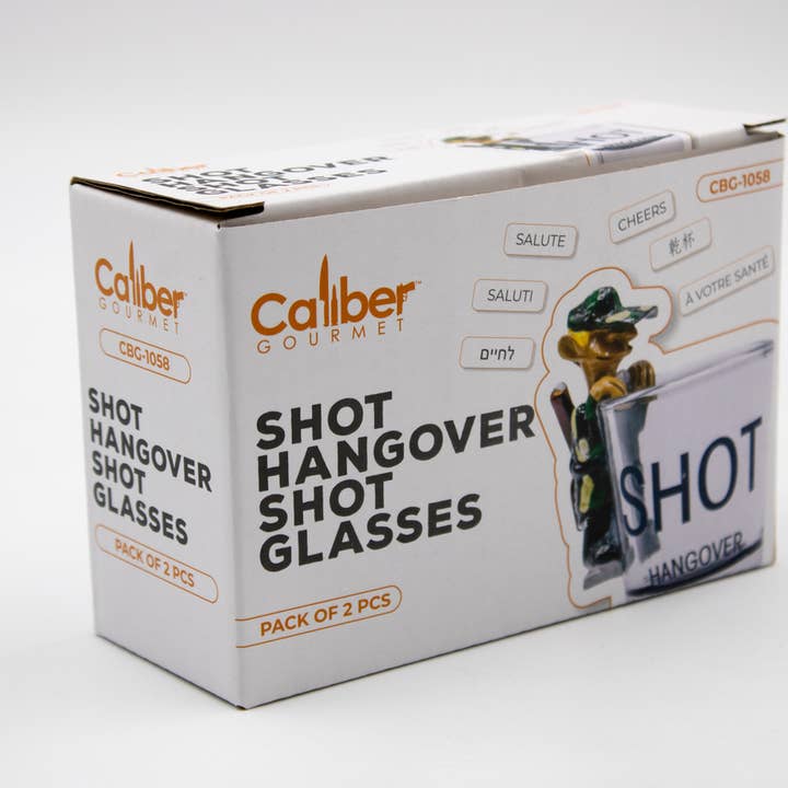 CALIBER GOURMET / CAMPCO - Wholesale Shotglas - Shot Hangover Borrelglas, set van 21