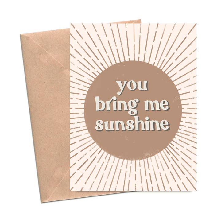 Du bringst mir Sonnenschein | A2 für den Großhandel von Lost In Lettering