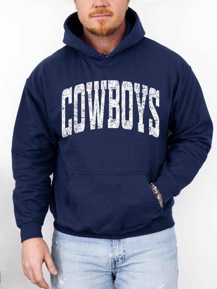 Cowboys Dallas Varsity Adult Graphic Hoodie for wholesale by Uncommon Label