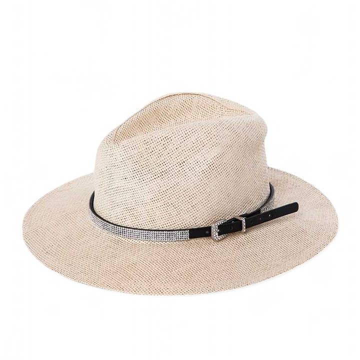 Rope & Spurs - Wholesale Hat Accessory - Women's - Crystal Leather Hat Belt6