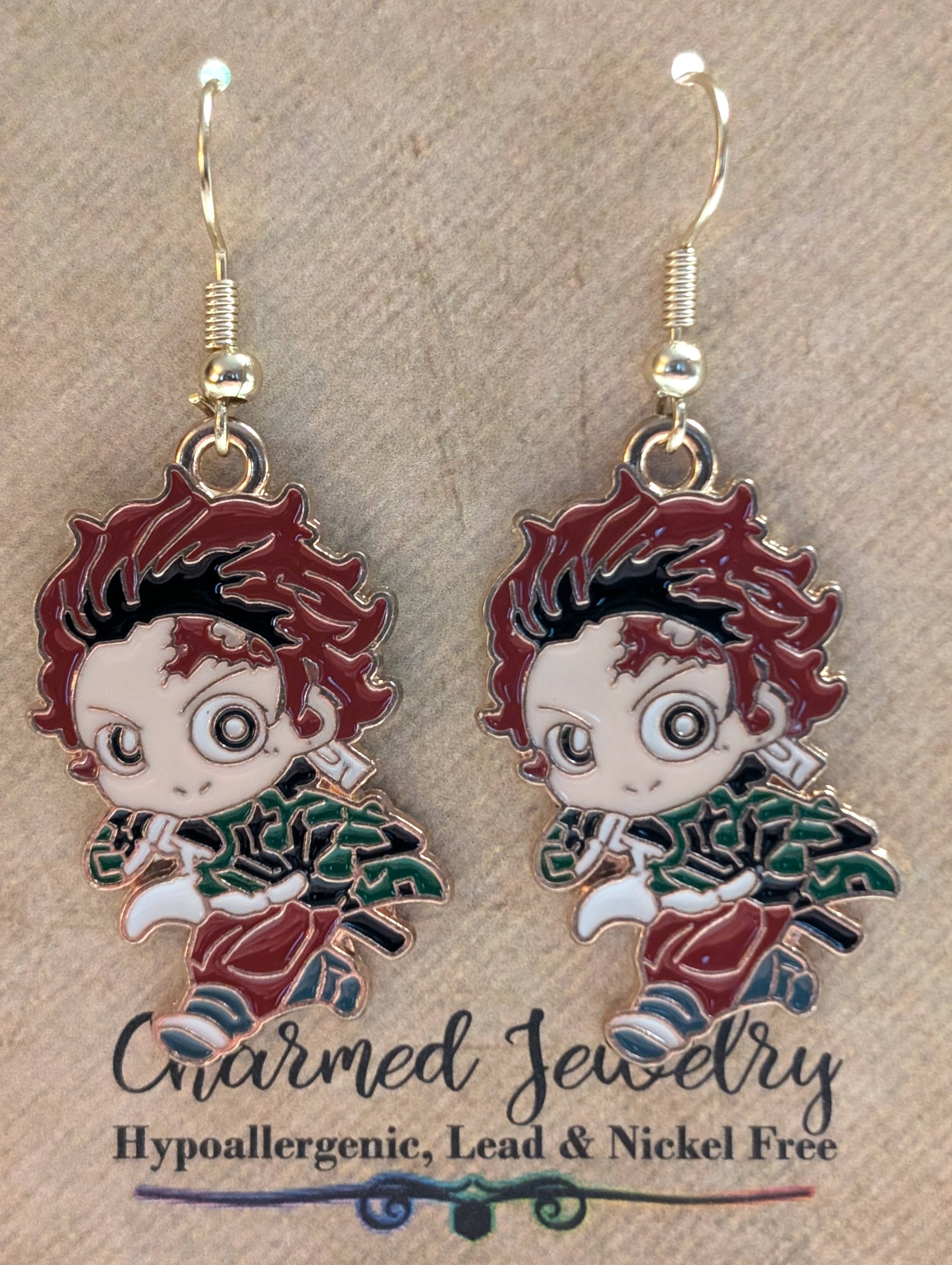 Con-Quest Crafts - Wholesale Jewelry Set - Shounen Anime Inspired Earrings, Necklaces & Zipper Pulls 28