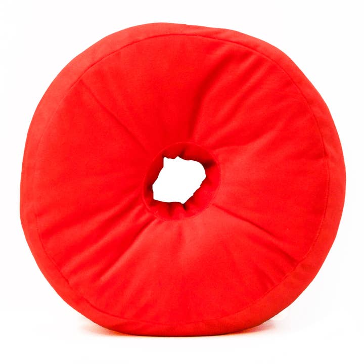 Kangaru Toys & Stationery – wholesale Pillow/cushion – Child & baby – LIFESAVERS Red Round Pillow with Hole