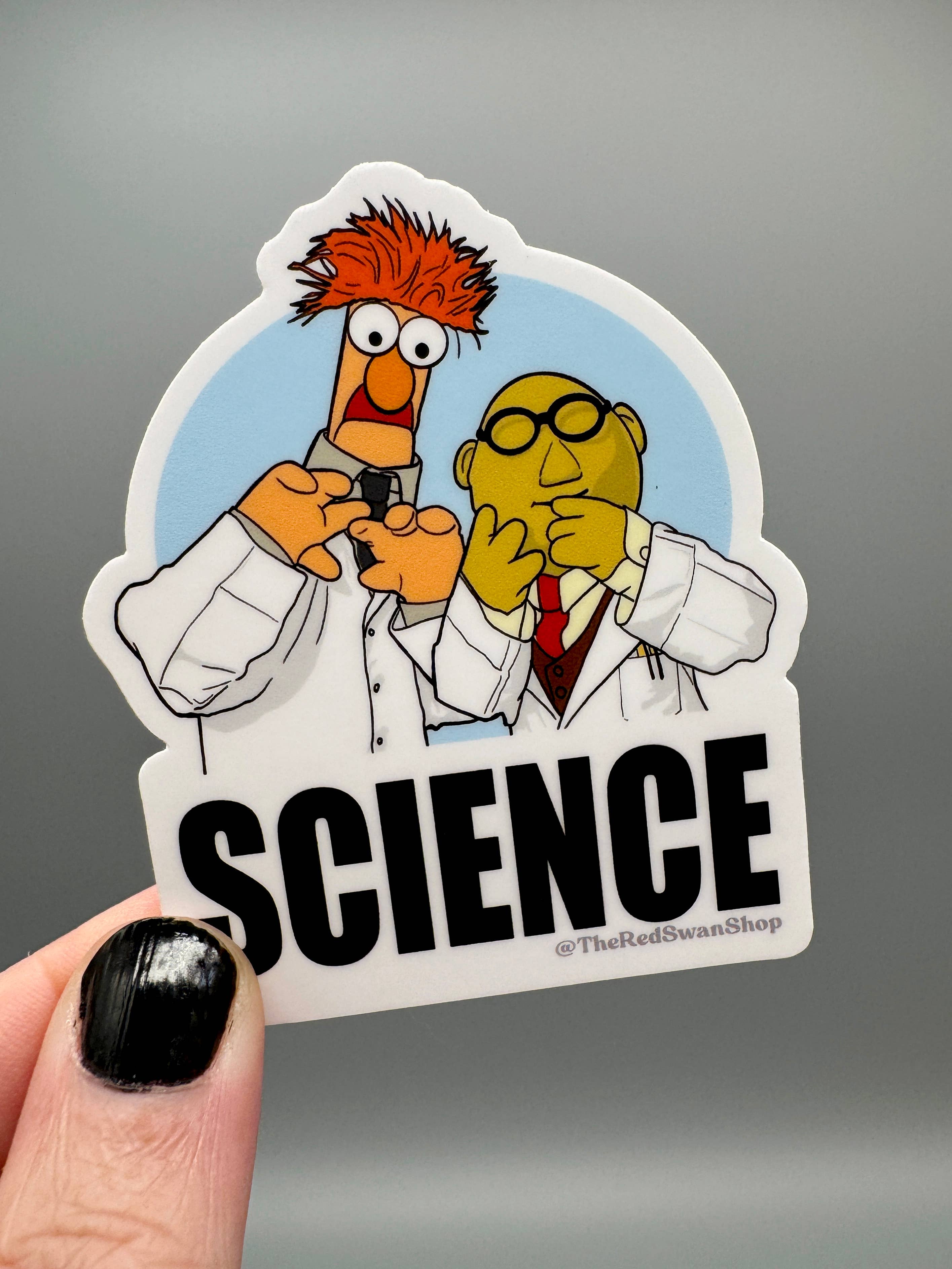 The Red Swan Shop - Wholesale Sticker - Vinyl Decal - The Muppets - Bunsen and Beaker2