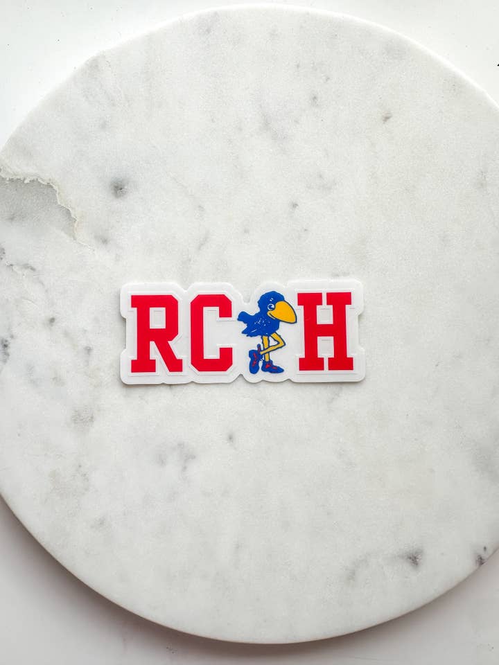 Autocollant résistant aux intempéries Rock Chalk Jayhawk KU pour la vente par Vandy Visuals Shop