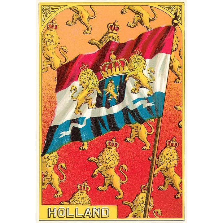 Found Image Press – wholesale Konsttryck – Konsttryck MF-709 Hollands flagga