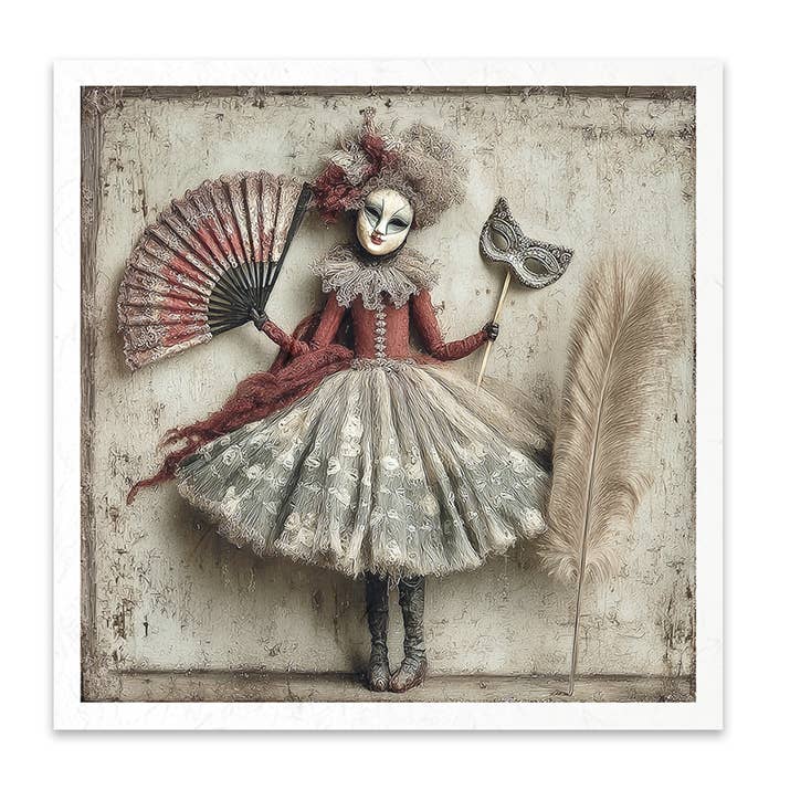 RSM222 rice paper 6 different graphics 15x15 cm / 5.8x5.8 in for wholesale by ITD Collection