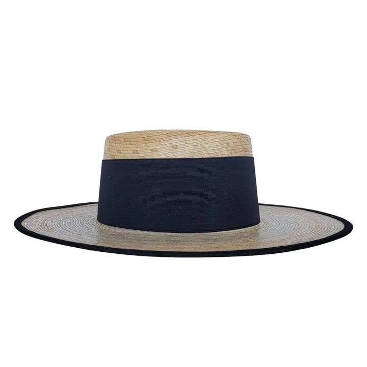 ROSHAN Women's Boater Straw Hat for wholesale on Faire5