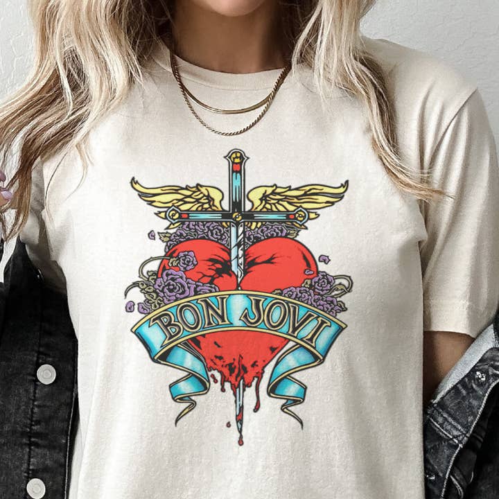 Par.tees by Party On! - Wholesale T-Shirt (Graphic) - Unisex - Rock n Roll Concert Music 80's Rock Band Tshirt Graphic Tee3