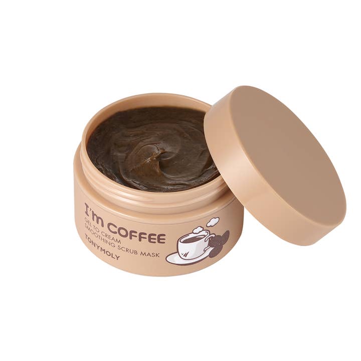 TONYMOLY – wholesale Skincare face mask – I'm Coffee Gel To Cream Smoothing Scrub Mask1