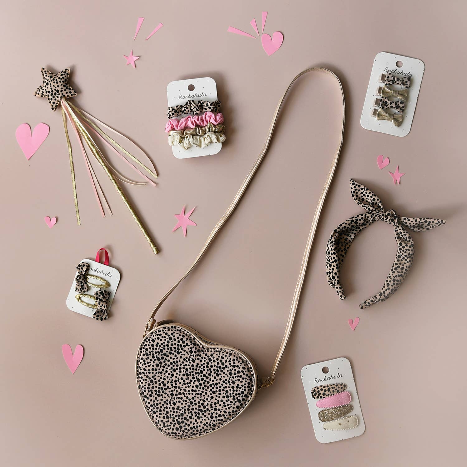 Rockahula Kids - Wholesale Crossbody Bag - Kids - Love Heart Leopard Bag2