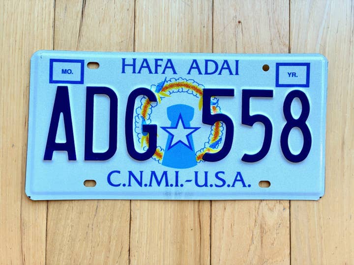 2007 C.N.M.I Northern Mariana Islands License Plate for wholesale by RusticPlates