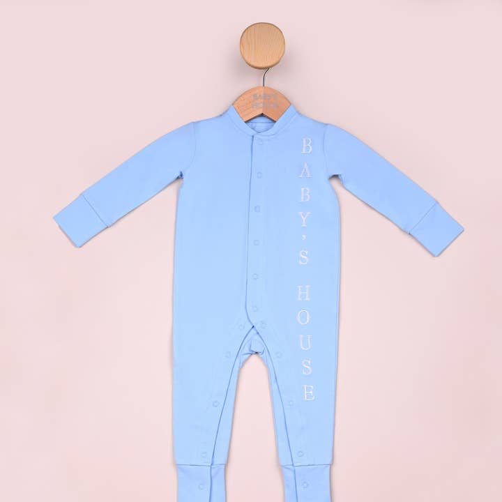 Schattig in Babyblauw Babygroeipakje voor wholesale door Baby's House