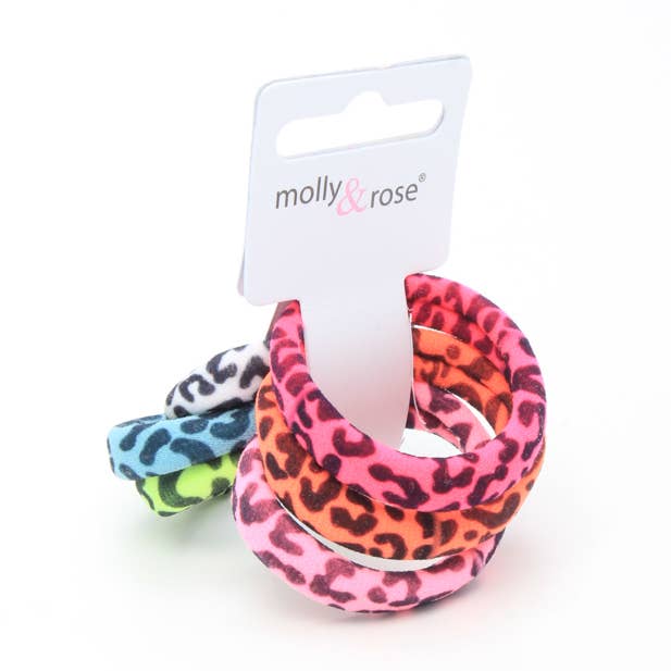Bright Animal print endless jersey elastics for wholesale by Inca UK