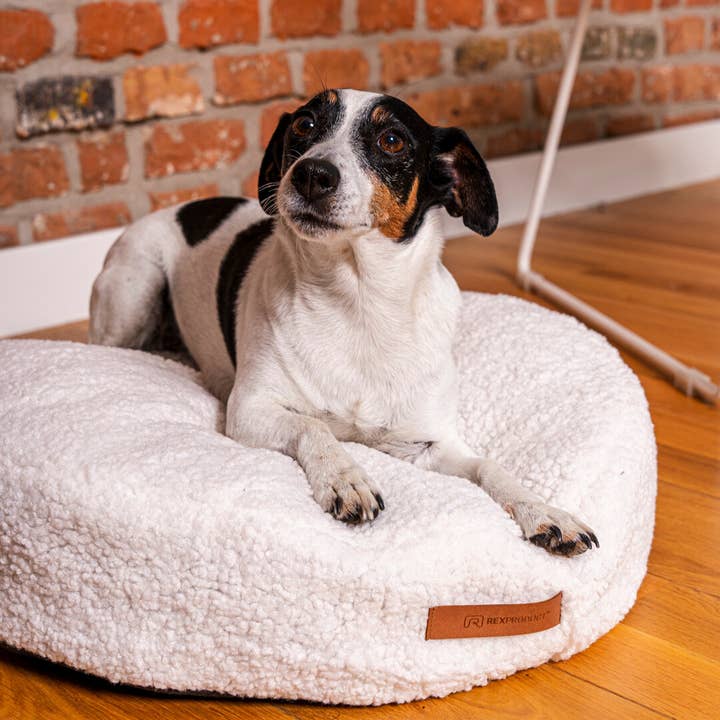 Rexproduct Sp. z o.o. Sp. k. - Wholesale Pet Bed - Cat/Dog - Round bed COCO TEDDY beige for dogs and cats7