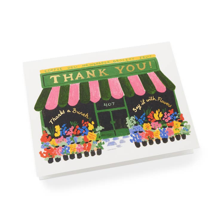 Rifle Paper Co. - Wholesale Thank You Card - Flower Shop Thank You Card1