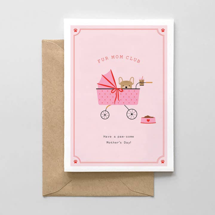 Spaghetti & Meatballs - Wholesale Mother's Day Card - Fur Mom Club - Mother's Day Card 0