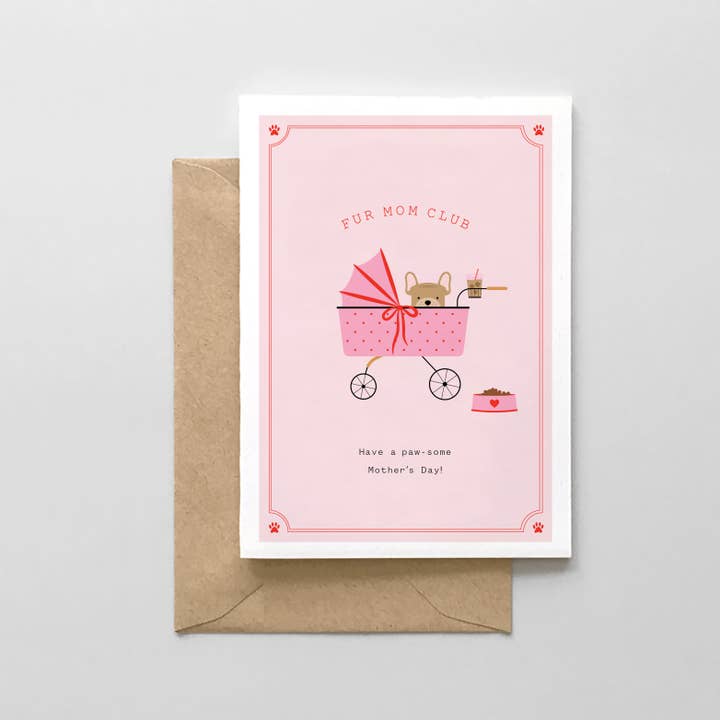 Spaghetti & Meatballs - Venta al por mayor Tarjetas del Día de la Madre - Club de Mamás Peludas - Tarjeta del Día de la Madre