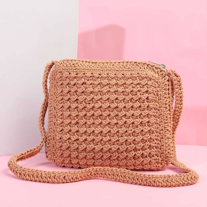 Handmade Crochet Favourite Sling Bag for wholesale by Zwende