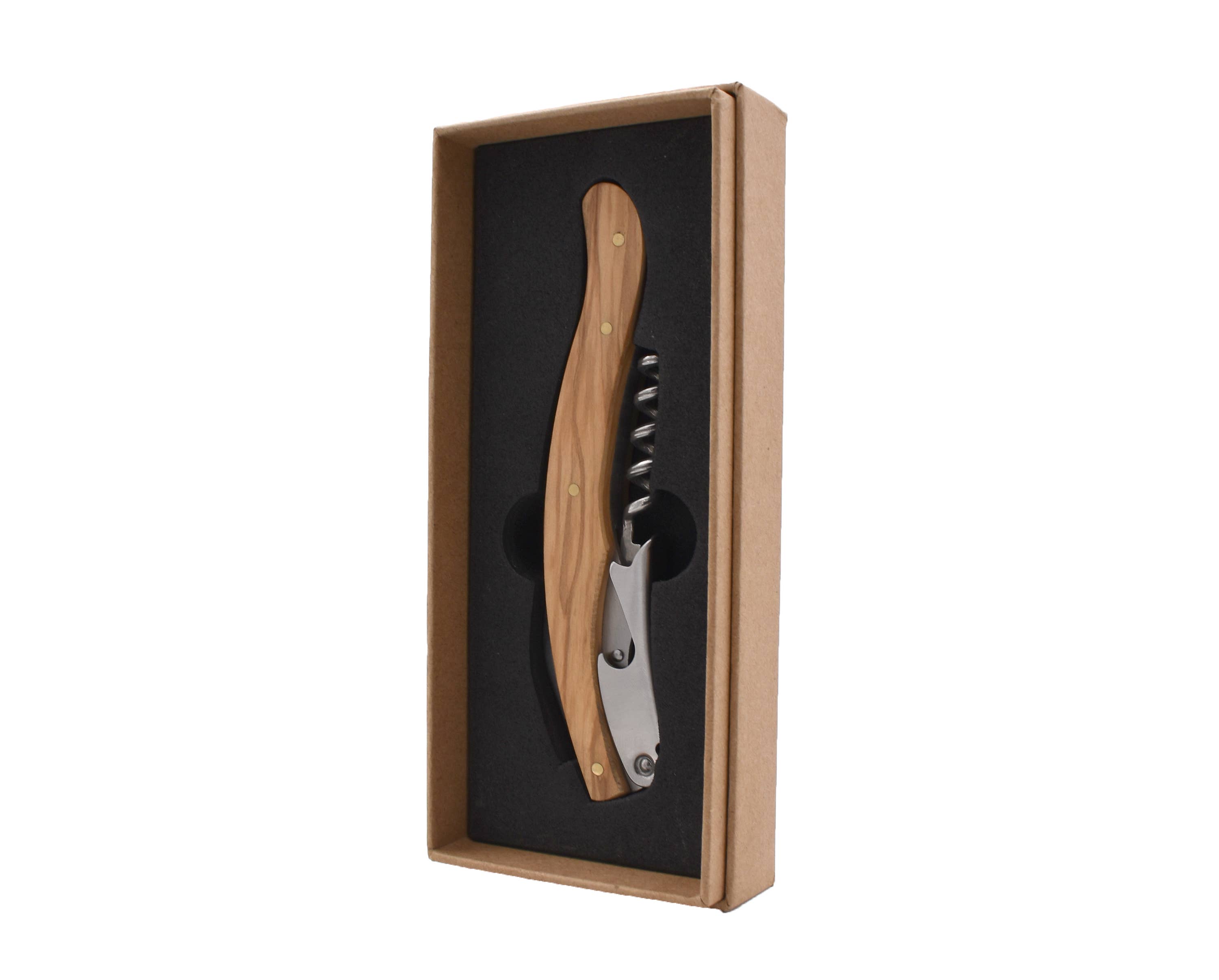 Laguiole - Vente Ouvre-bouteille/tire-bouchon - Laguiole Héritage Sommelier à levier simple 3 fonctions2