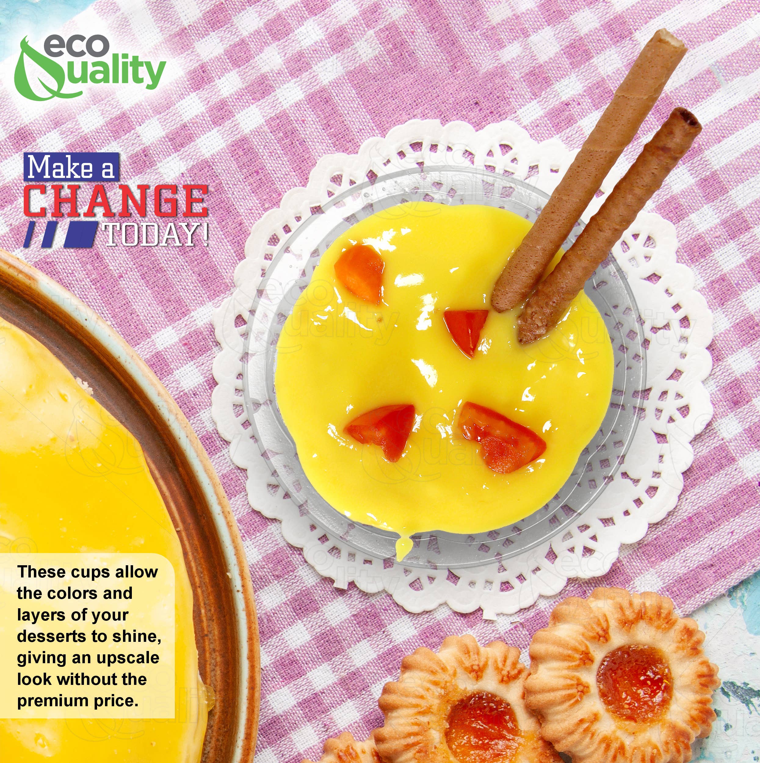 EcoQuality – Großhandel Einwegbecher – 8 Unzen durchsichtige, langlebige Einweg-Eisbecher aus Kunststoff6