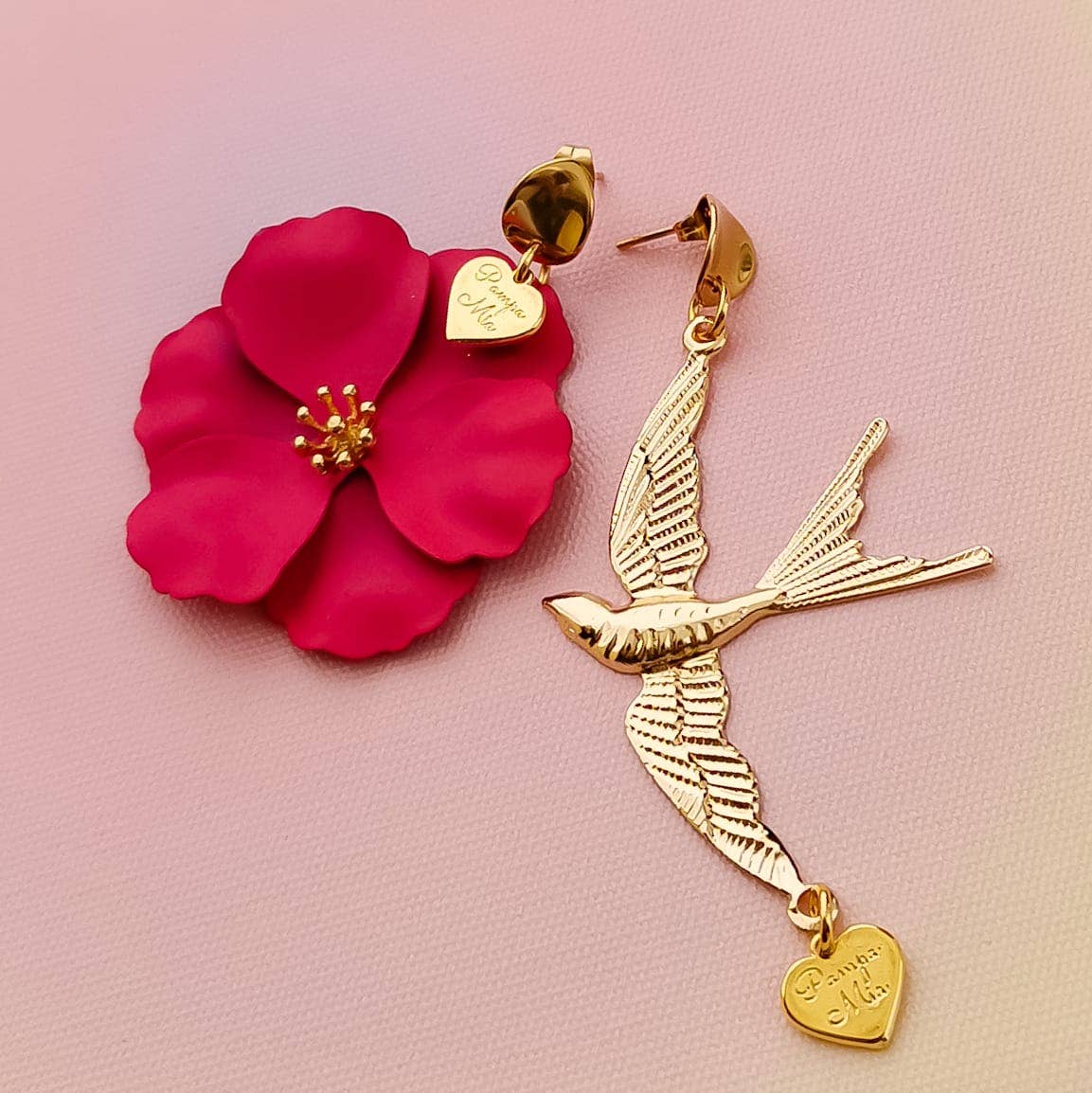 Pampa Mia - Wholesale Dangle Earrings - Swallow & Flower Earrings2