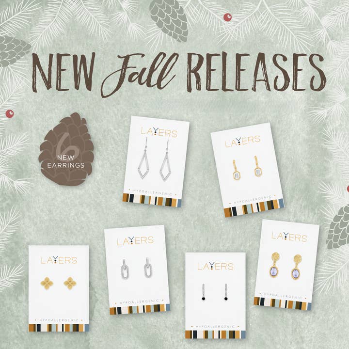 Layers Earring: 6 New Styles for wholesale by Center Court