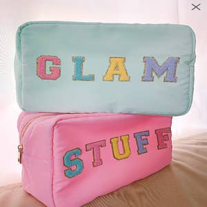AGH 28pcs Sublimation Makeup Bags Blanks, Canvas Makeup Bags Bulk Colorful  with Wristband Lanyards, Plain Blank Makeup Bag to Personalize for Vinyl
