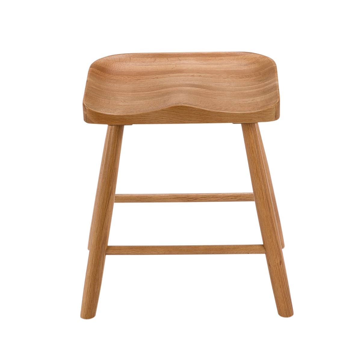Andrea House - Wholesale Stool - Oak wood stool2